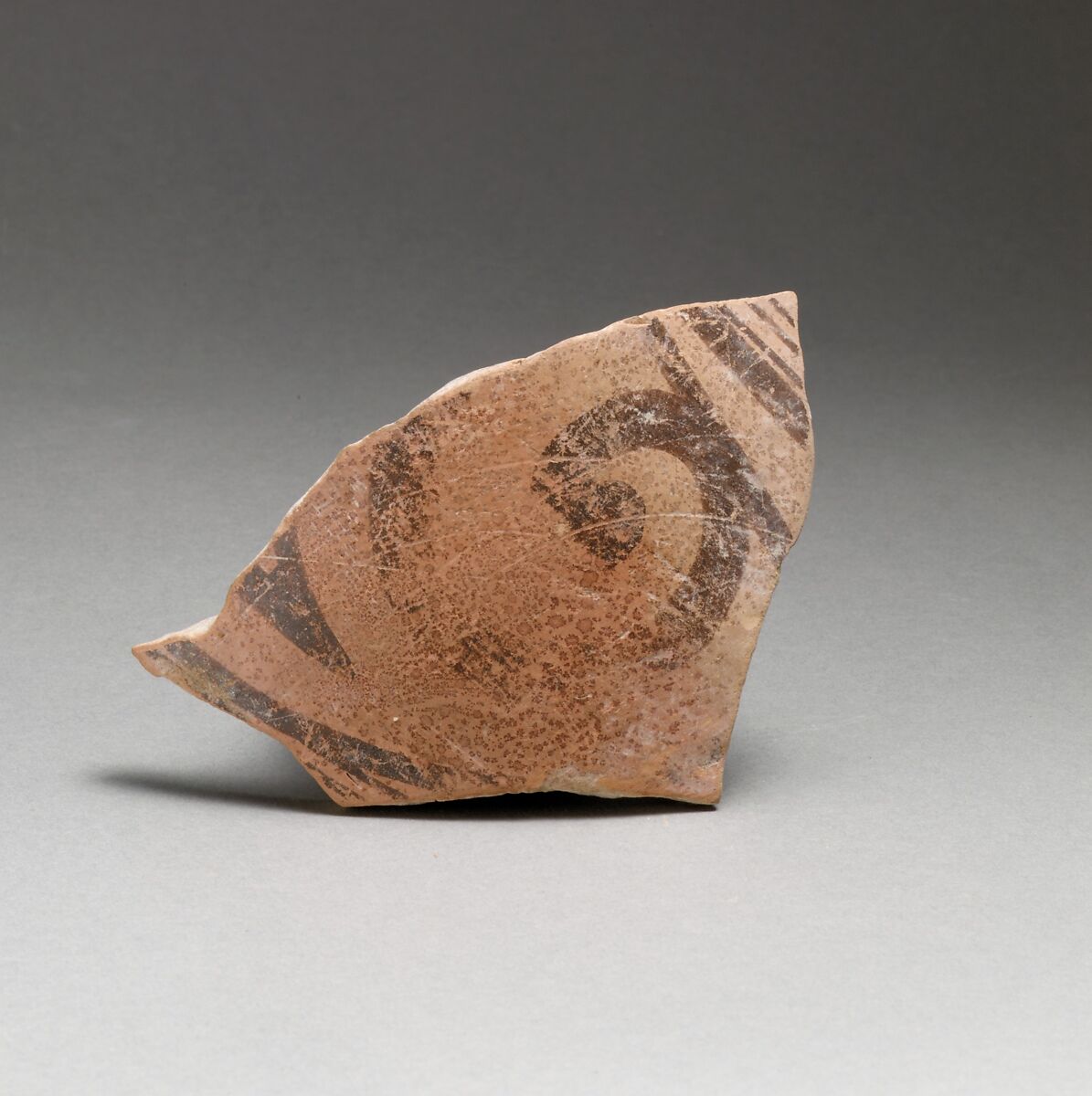 Vase fragment, Terracotta, Neolithic, Thessaly 