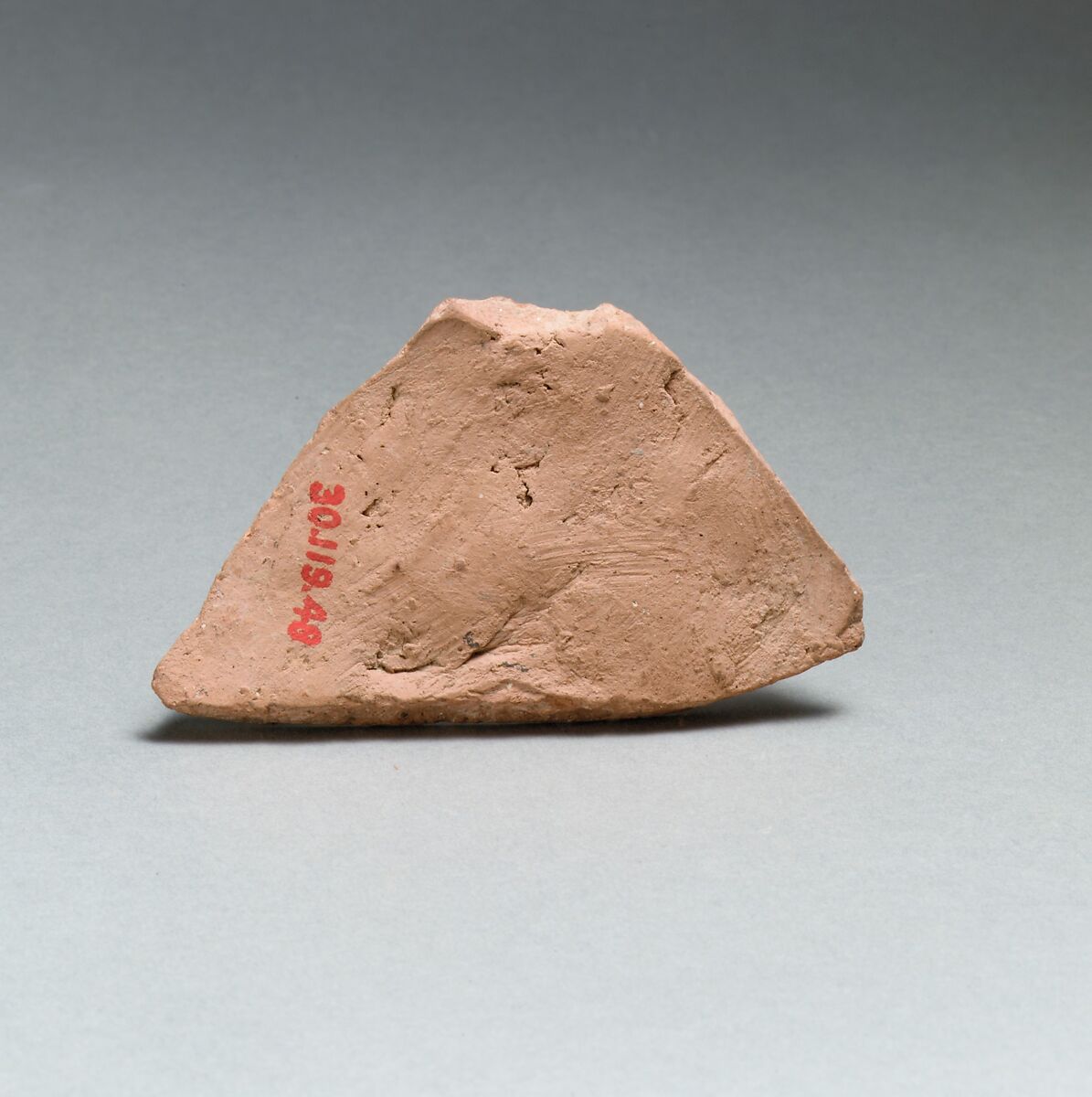 Terracotta sherd with linear decoration, Terracotta, Greek Neolithic