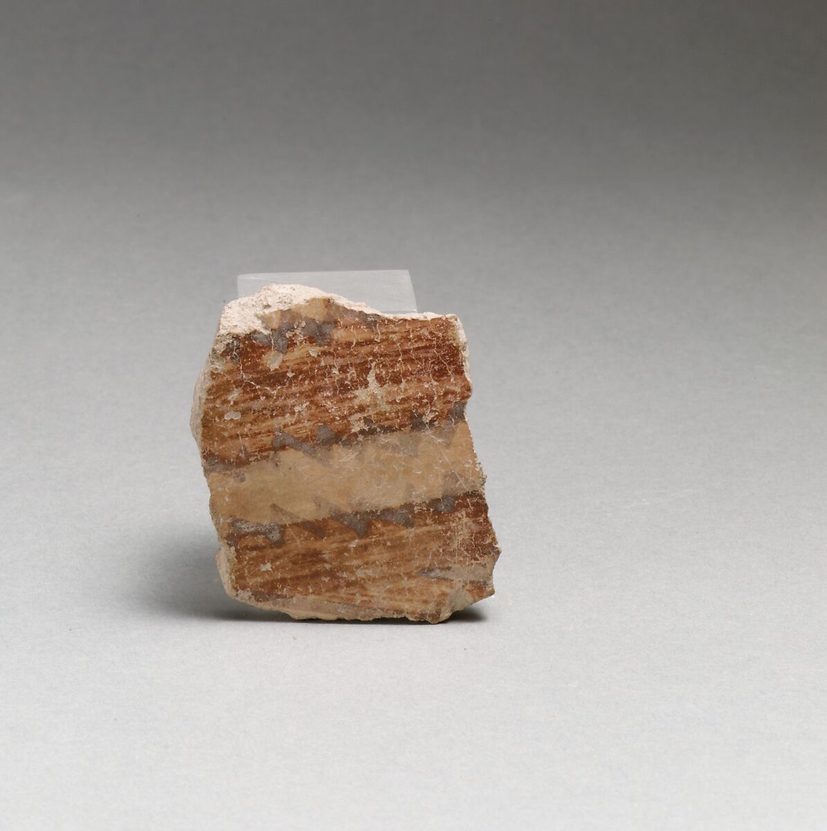 Terracotta vessel fragment, Terracotta, Greek Neolithic 