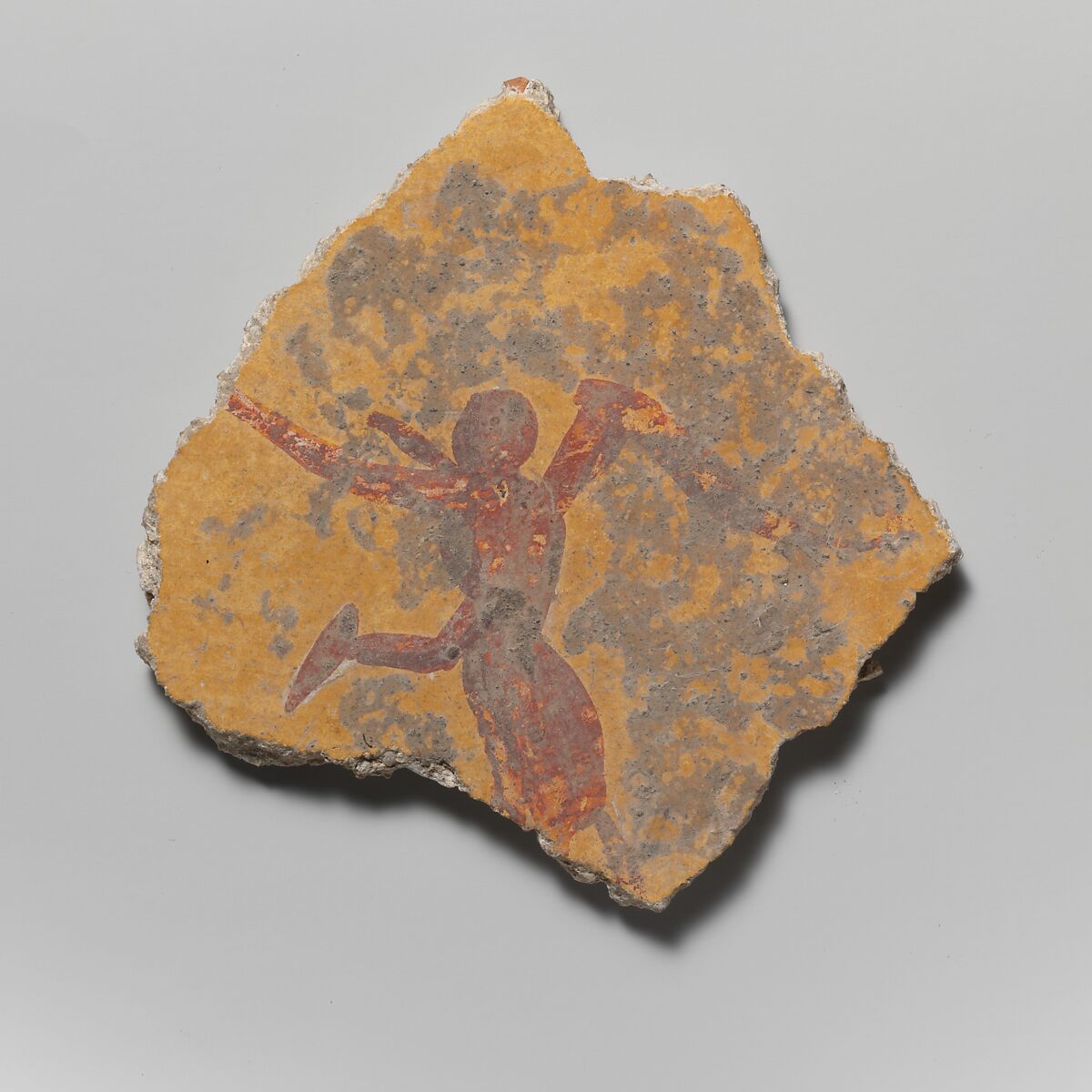 Wall painting fragment, Fresco, Roman 