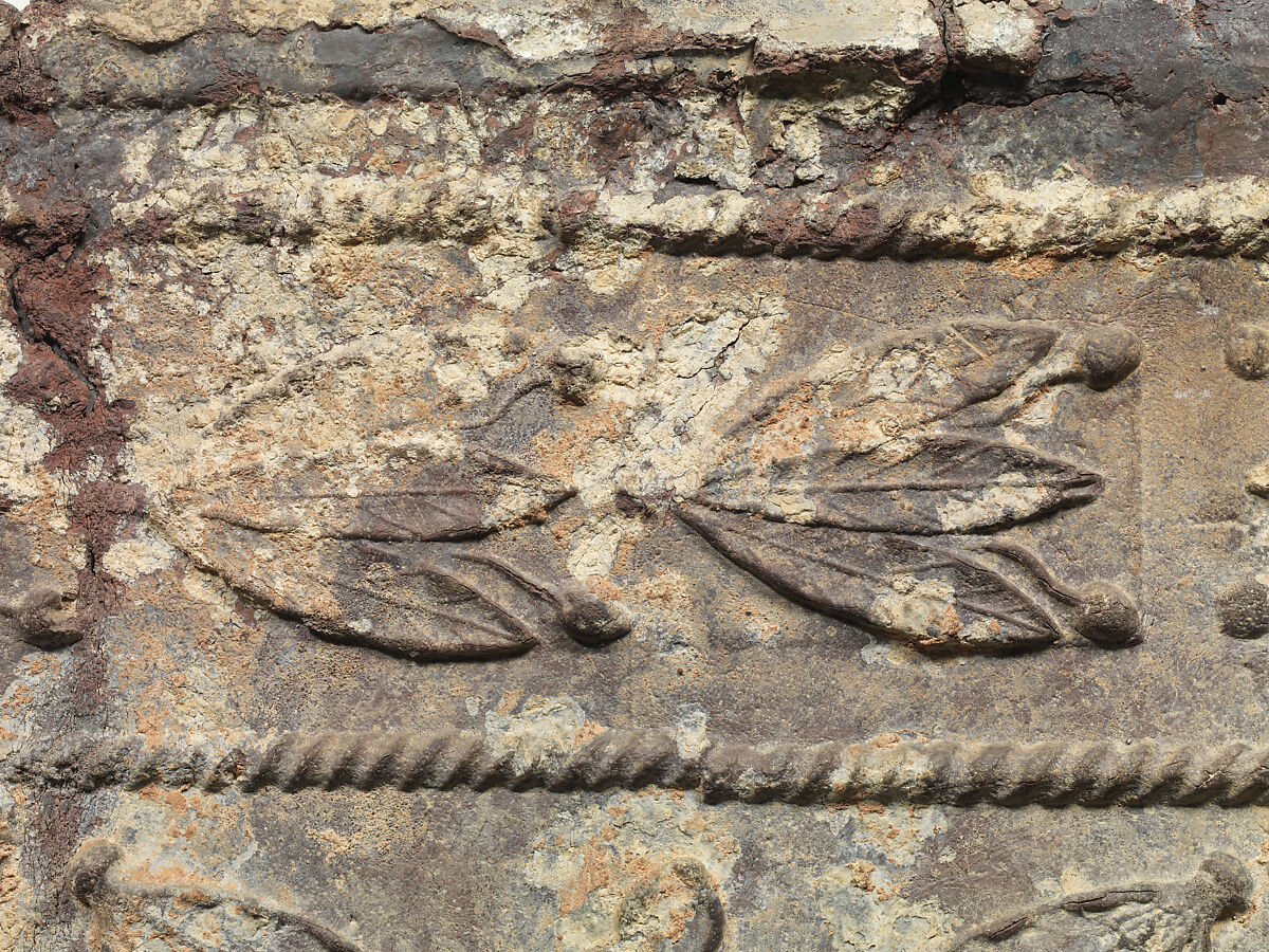 Lead coffin and lid, Lead, Roman