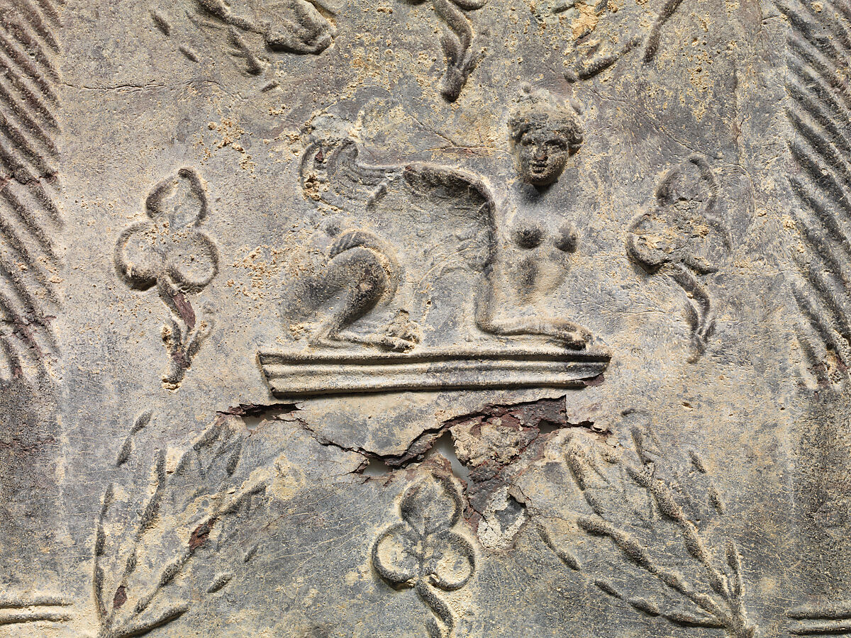 Lead coffin and lid, Lead, Roman