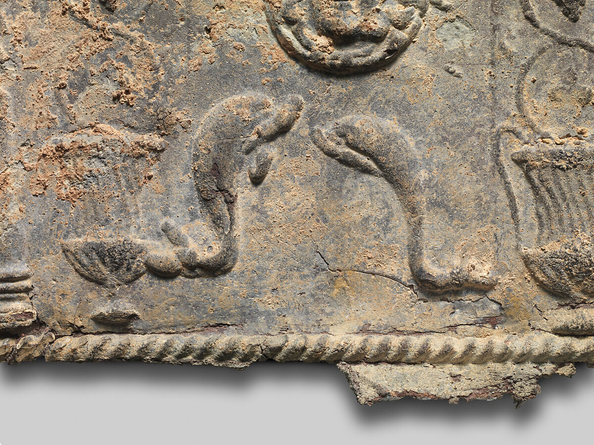 Lead coffin and lid, Lead, Roman