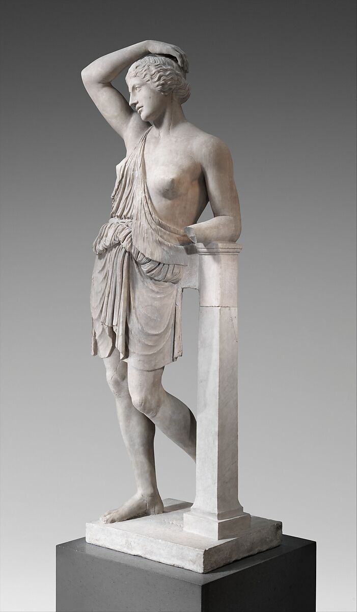 Marble statue of a wounded Amazon, Marble, Roman