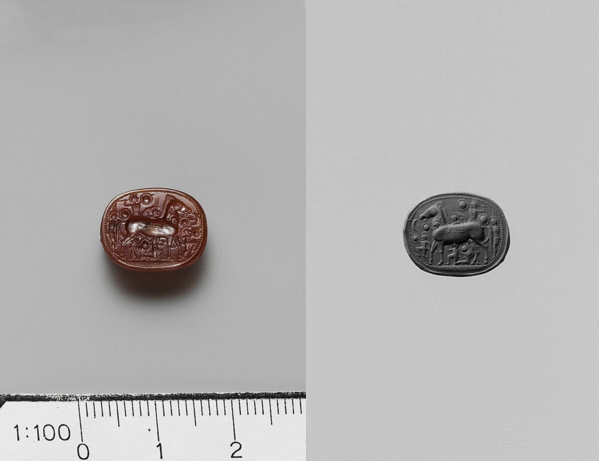 Carnelian scarab, Carnelian, Etruscan, Populonia