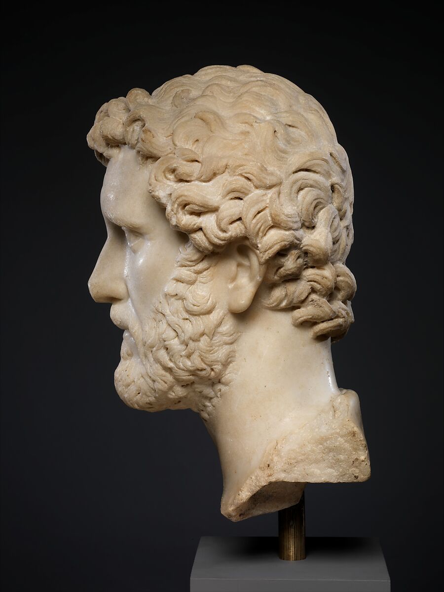 Marble portrait of the emperor Antoninus Pius, Marble, Roman
