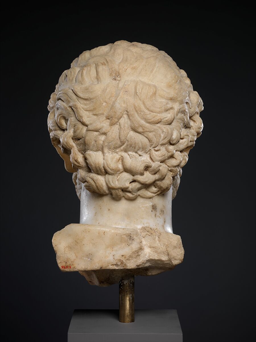 Marble portrait of the emperor Antoninus Pius, Marble, Roman