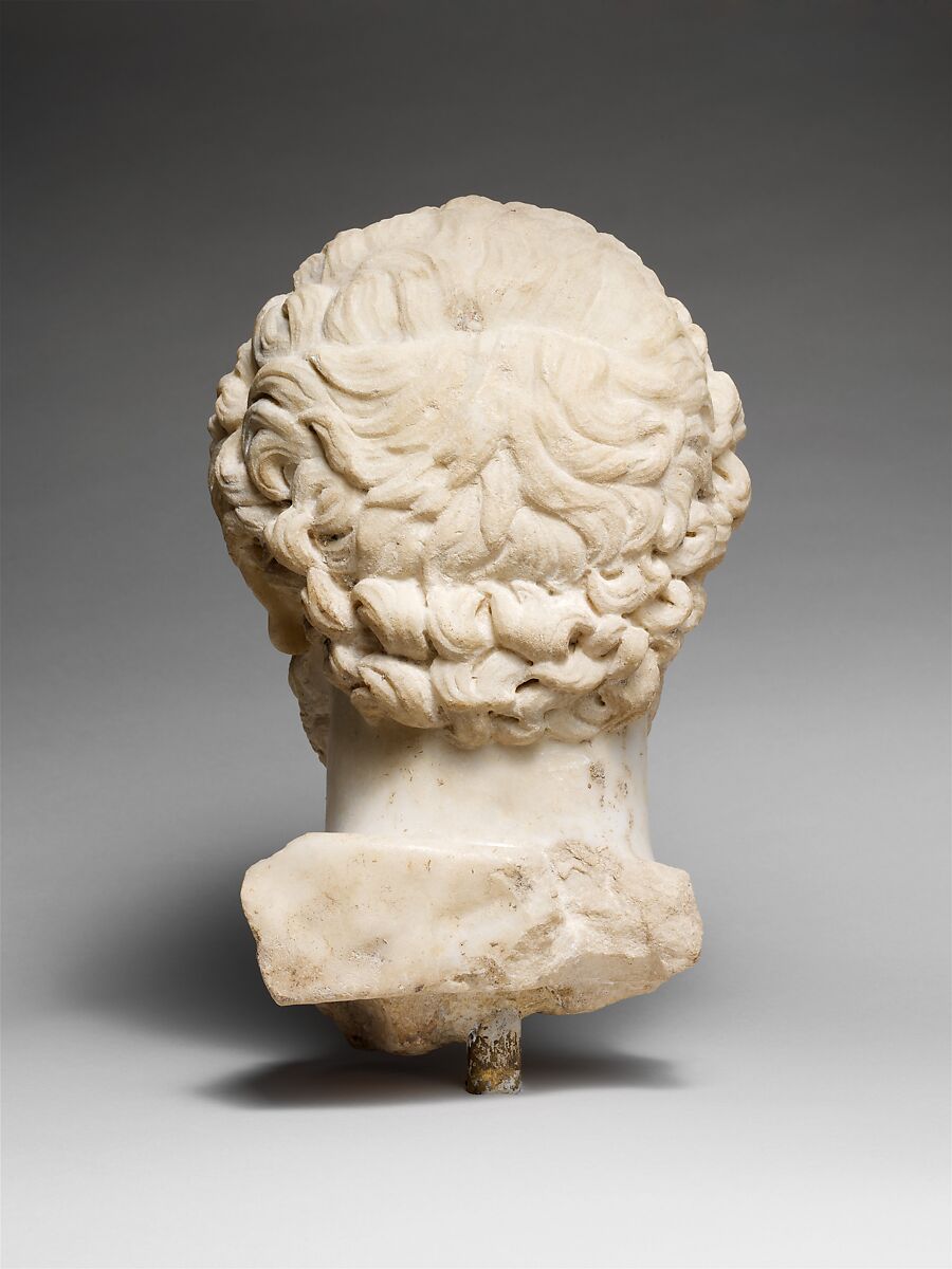 Marble portrait of the emperor Antoninus Pius, Marble, Roman