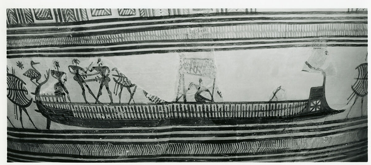 Terracotta krater, Attributed to the Workshop of New York MMA 34.11.2, Terracotta, Greek, Attic