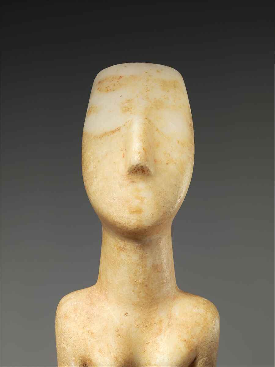 Marble female figure, Marble, Cycladic