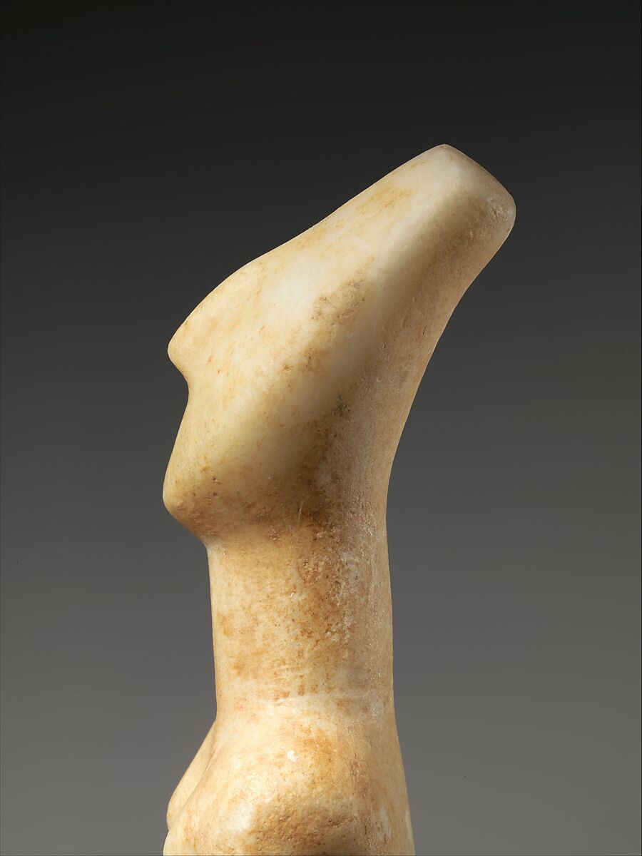 Marble female figure, Marble, Cycladic
