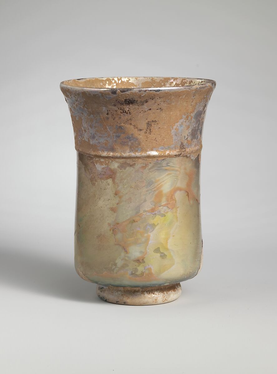 Glass beaker, Glass, Roman 