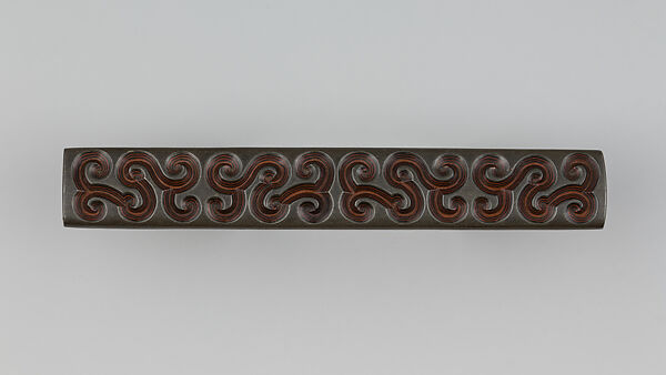 Knife Handle (Kozuka), Copper, copper-gold alloy (shakudō), copper-silver alloy (shibuichi), bimetal laminate (guri bori), Japanese 