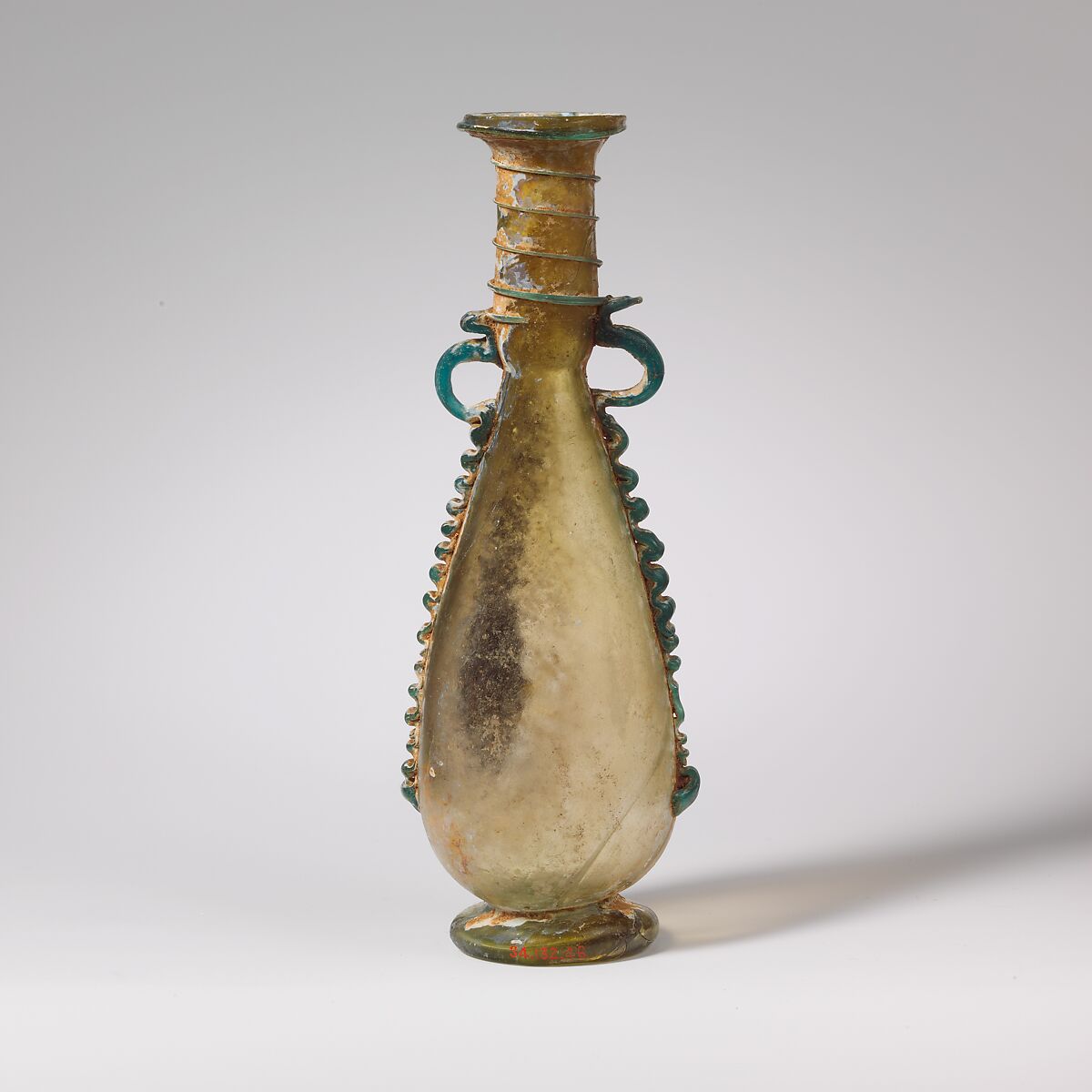 Glass bottle, Glass, Roman, Syrian 