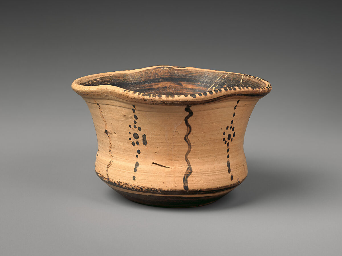 Terracotta cup, Terracotta, Greek, Attic