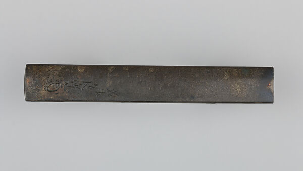 Knife Handle (Kozuka), Copper-silver alloy (shibuichi), gold, copper, Japanese