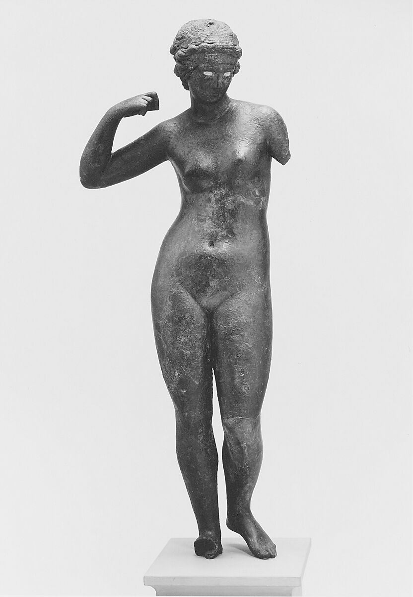 Bronze statuette of Aphrodite, Bronze, Greek