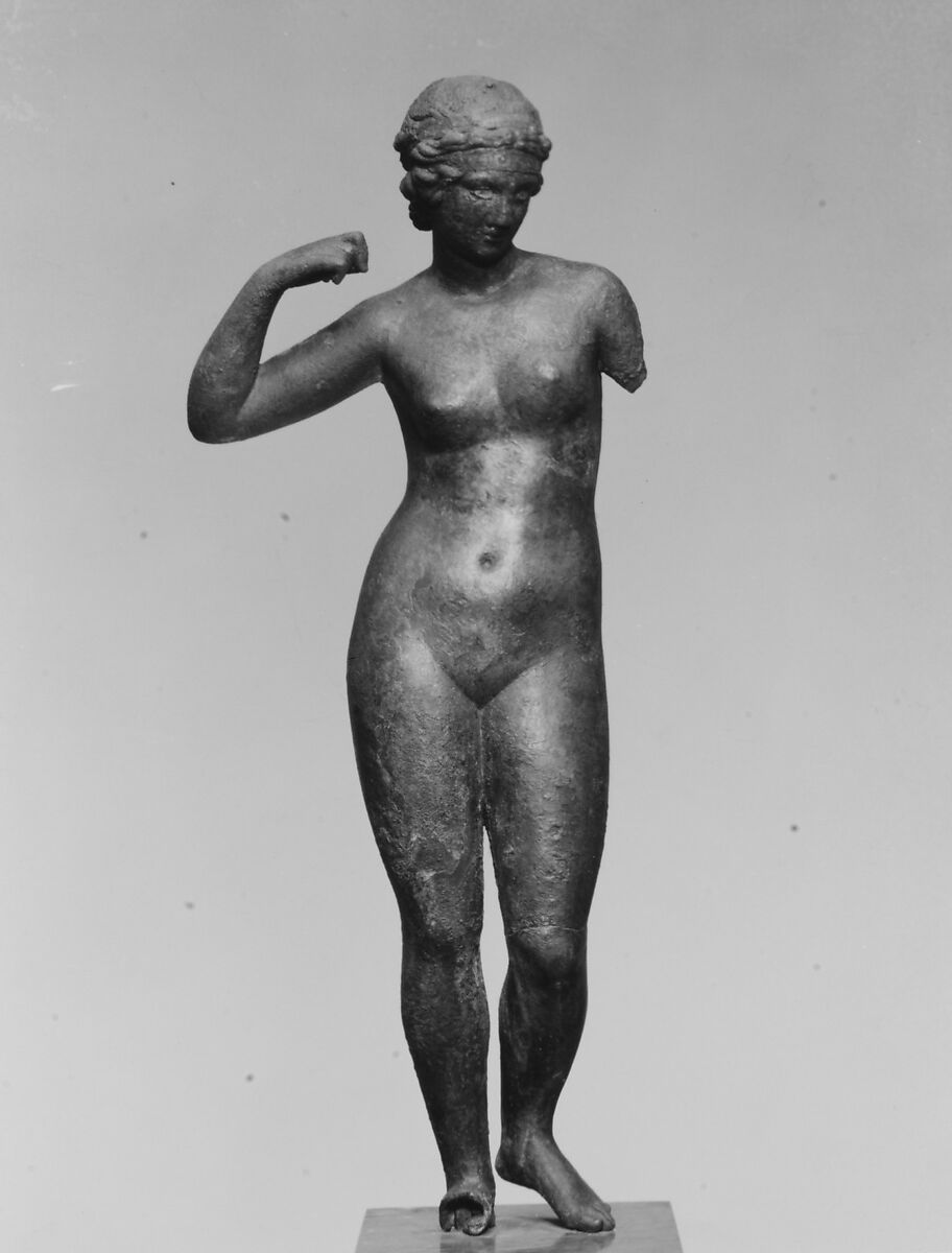 Bronze statuette of Aphrodite, Bronze, Greek 