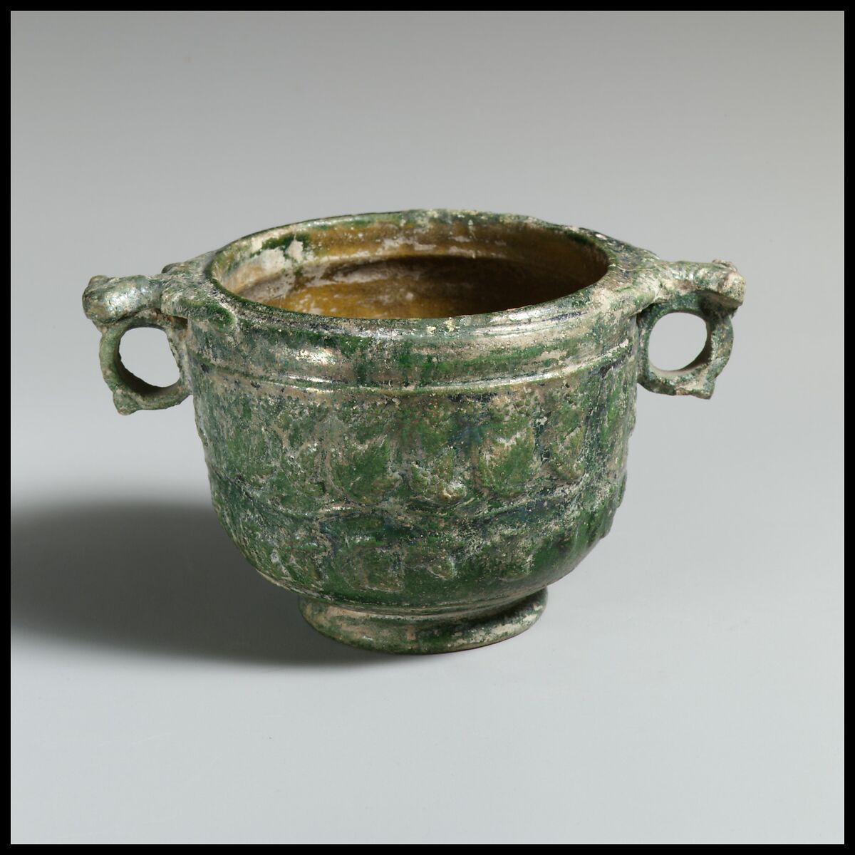 Terracotta scyphus (drinking cup), Terracotta, Roman 