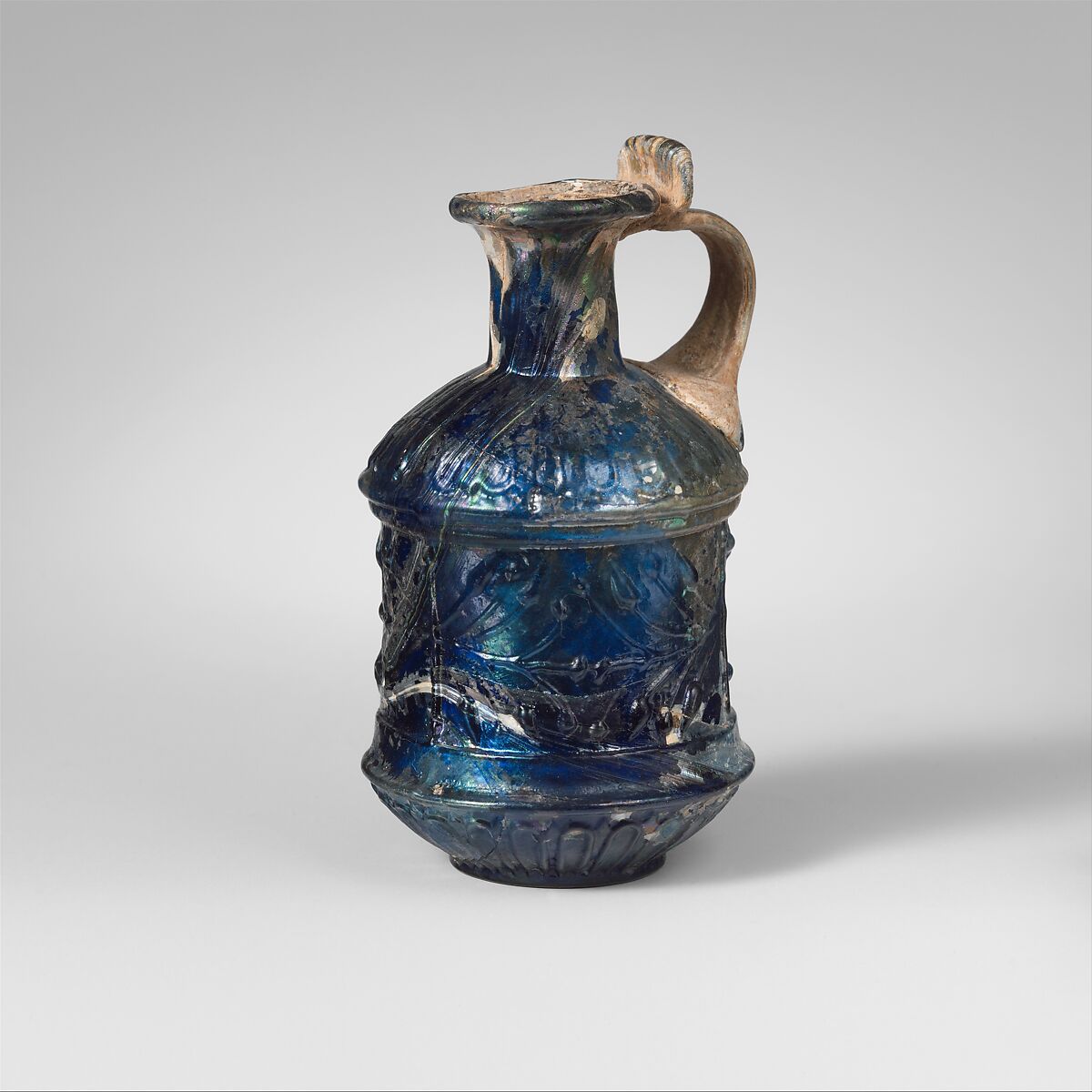 Glass jug, Glass, Roman 