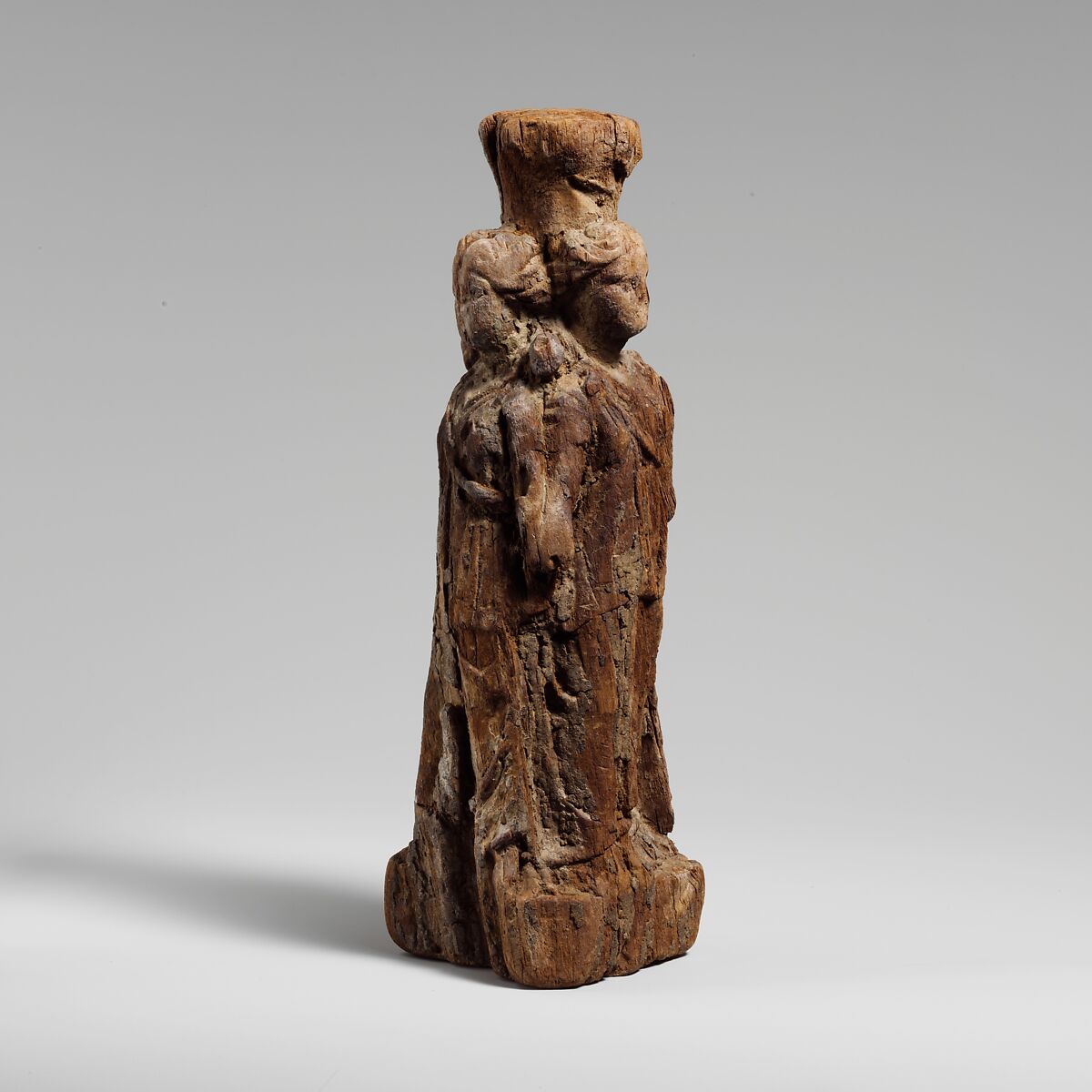Wood statuette of Hekate, Wood, Juniper, Egyptian, Ptolemaic