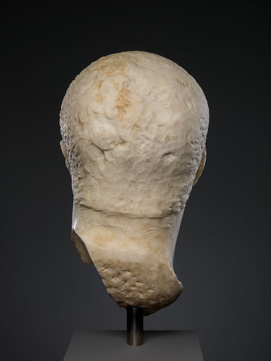 Мраморный портрет императора Каракаллы, мрамор, римлянин 