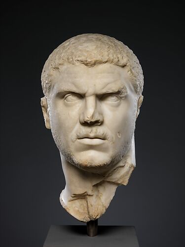 Marble portrait bust of the emperor Gaius, known as Caligula, Roman, Early Imperial, Julio-Claudian