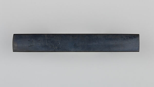 Knife Handle (Kozuka), Copper-gold alloy (shakudō), silver, gold, Japanese