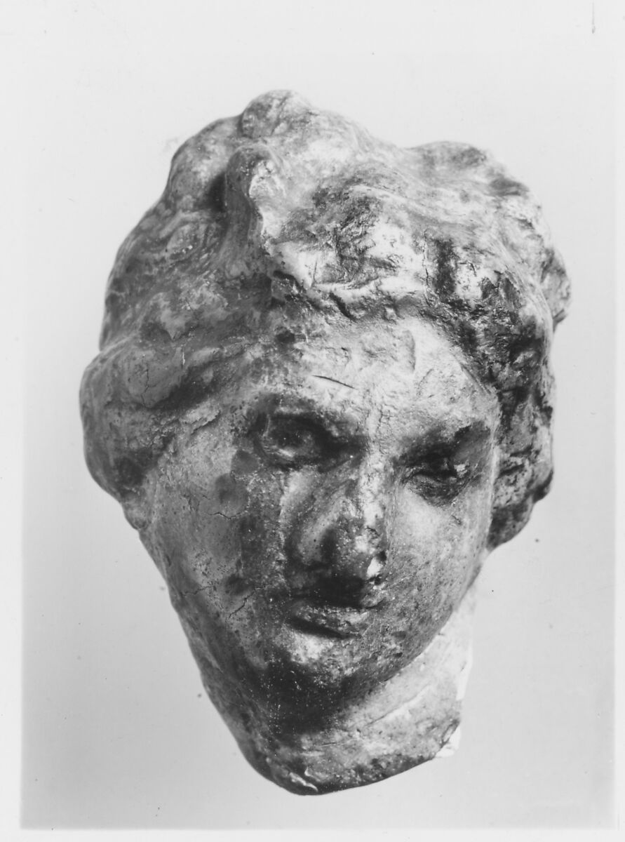 Head of Aphrodite, Wax, paint, Greek, Egyptian 