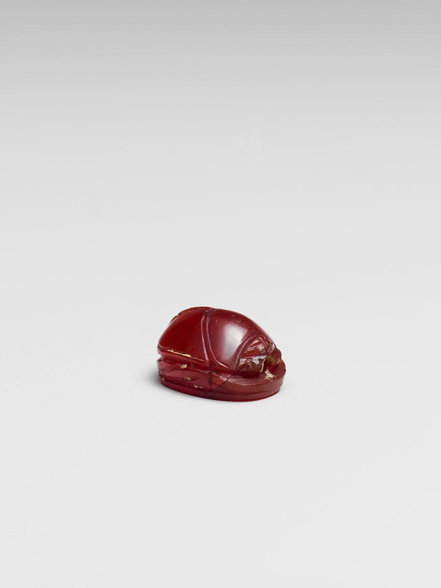 Carnelian scarab, Carnelian, Greek or Etruscan