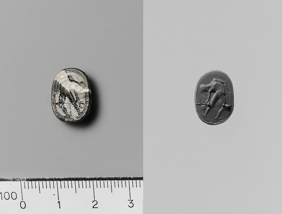 Agate scarab, Agate, Etruscan