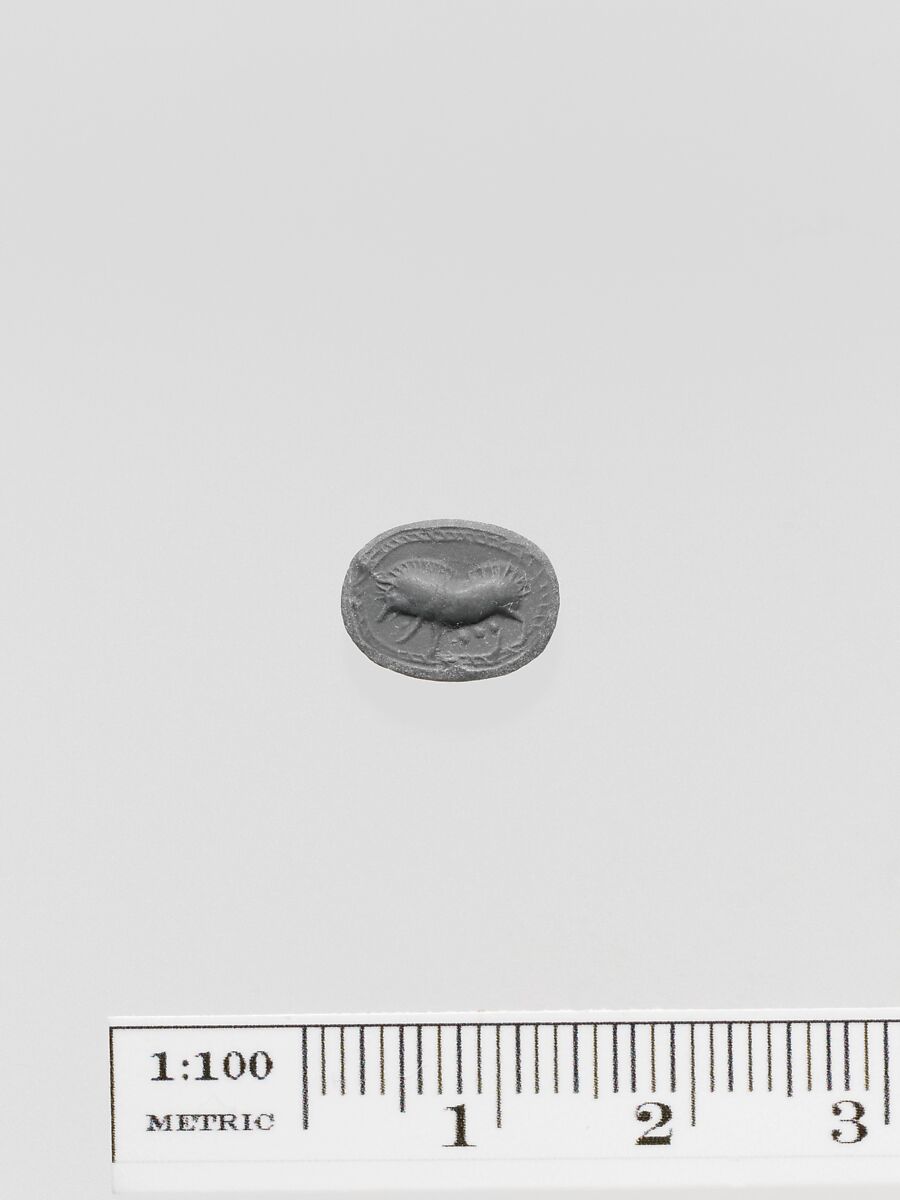 Agate scarab, Agate, green and white, Greek