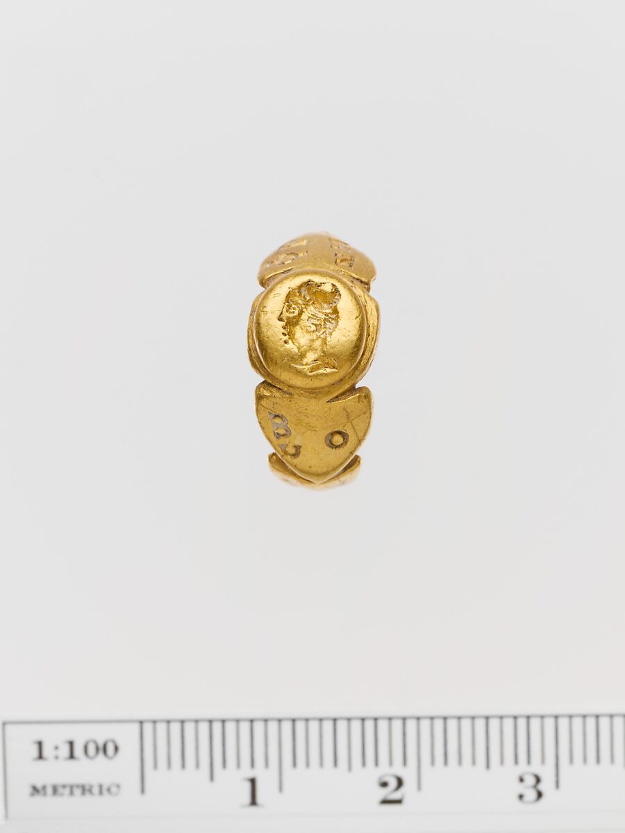 Gold ring, Gold, Roman 