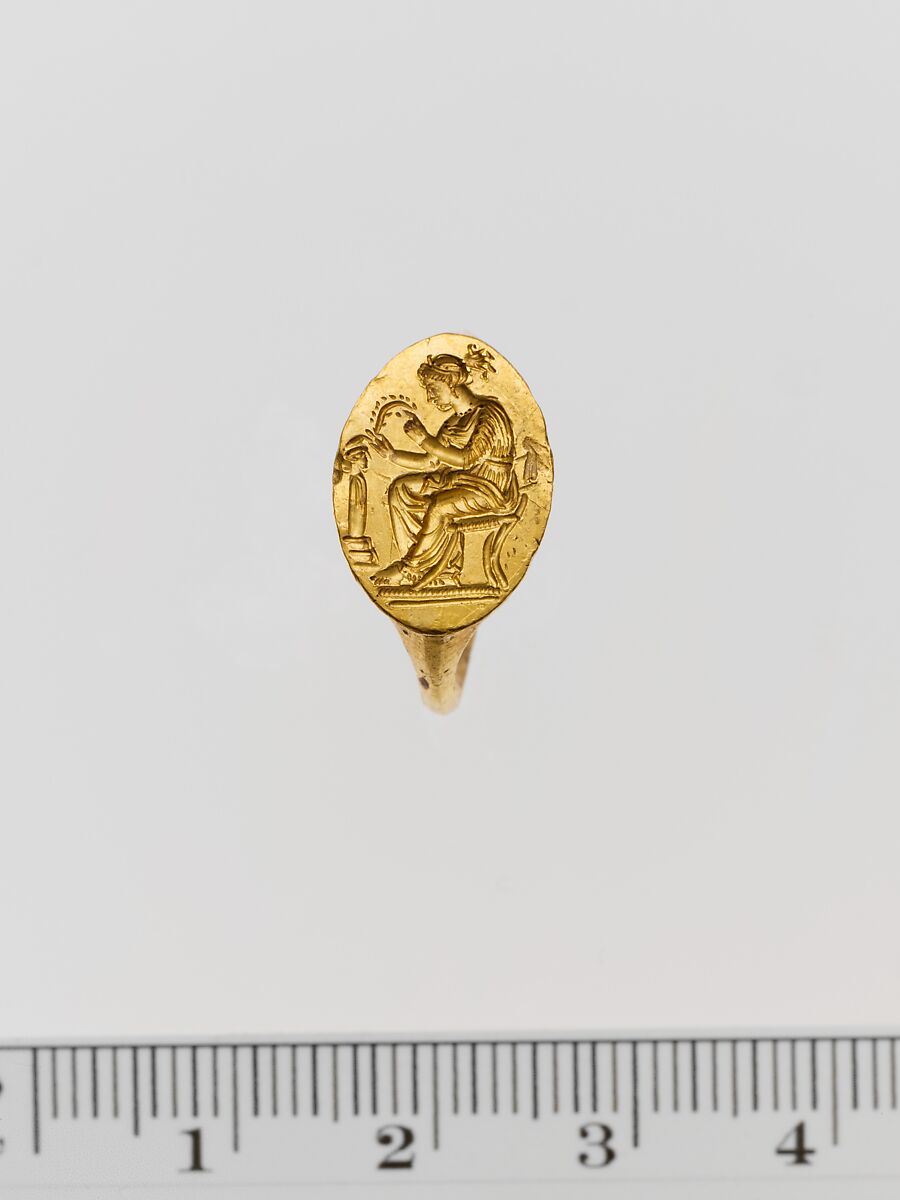 Gold ring, Gold, Greek 