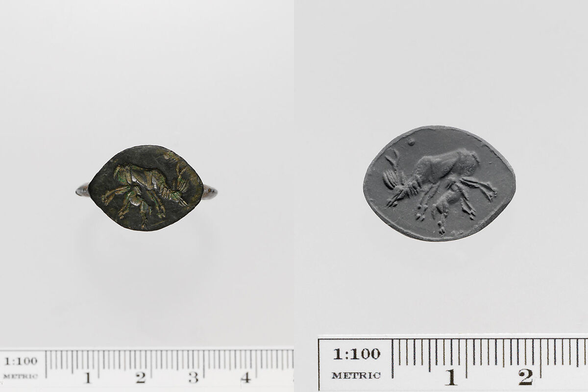 Bronze ring, Bronze, Greek