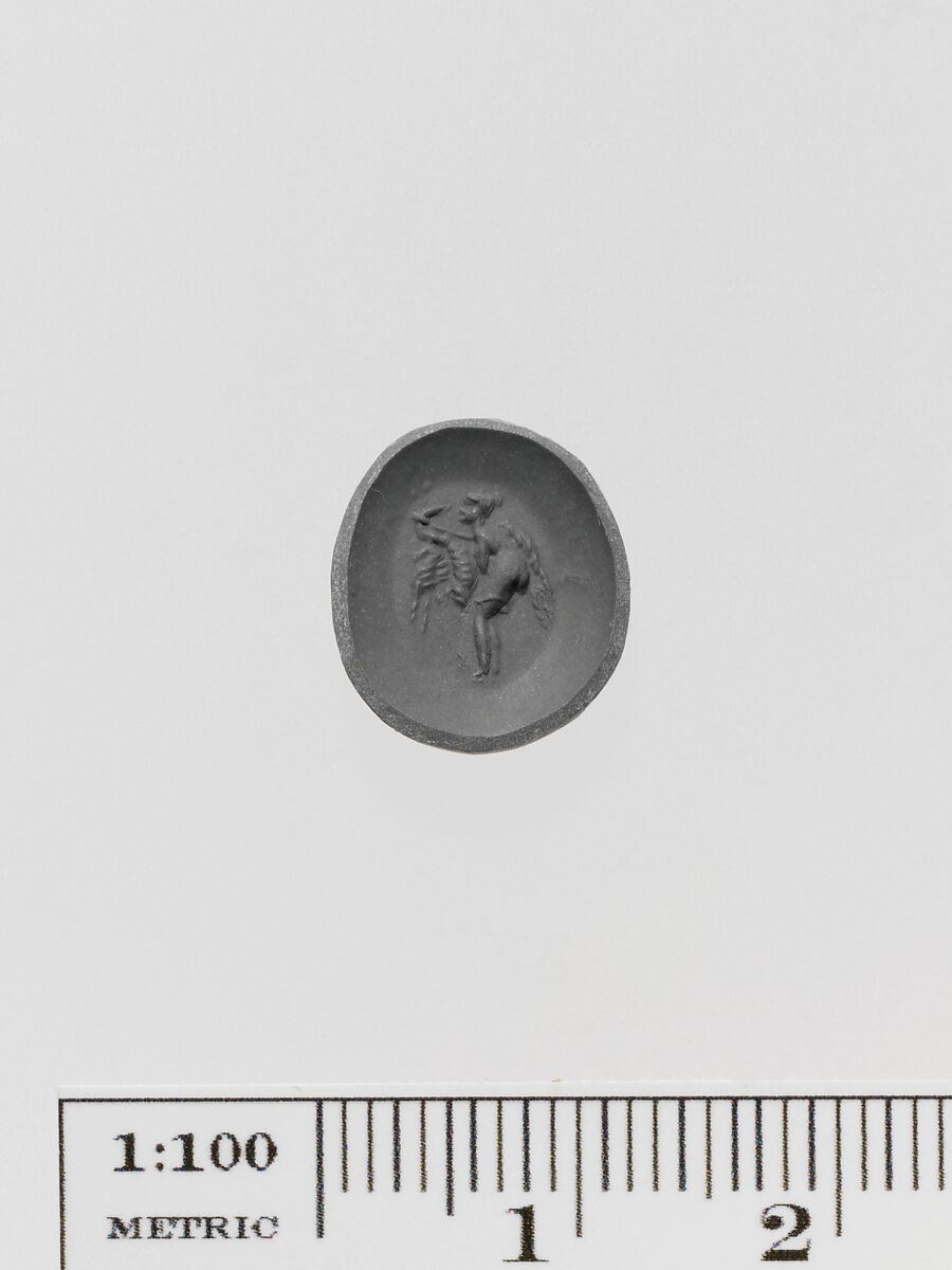 Nicolo ring stone set in a gold ring, Nicolo, gold, Roman