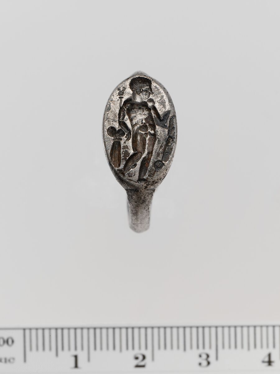 Silver ring, Silver, Greek 