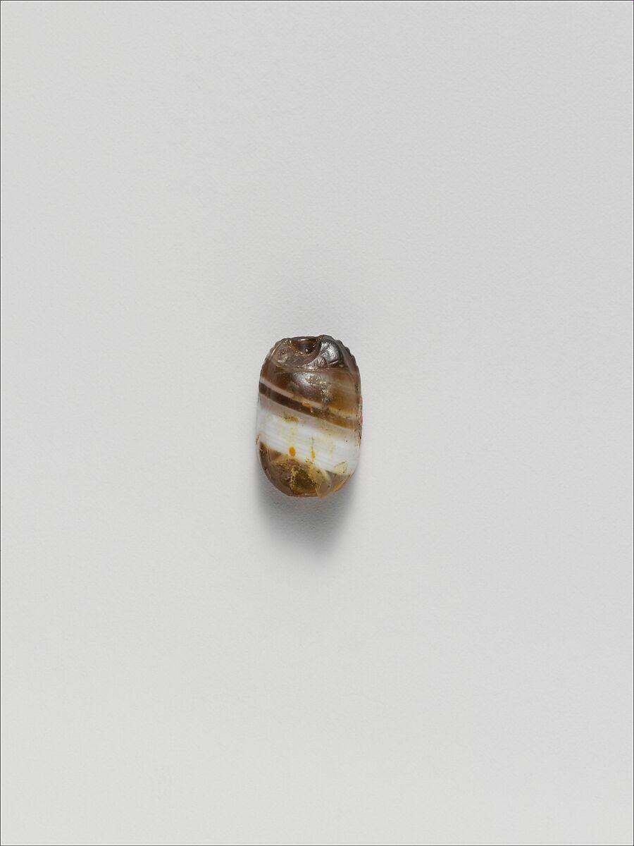 Banded agate scarab, Agate, Etruscan