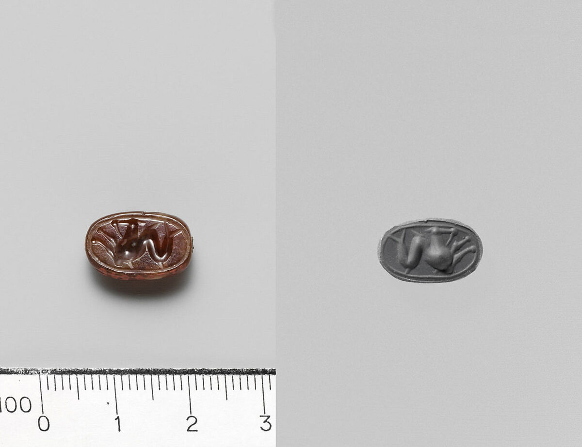 Carnelian scarab, Carnelian, Etruscan