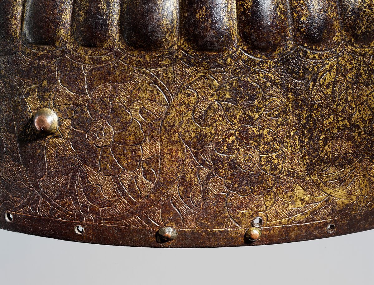 Helmet, Steel, gold, Turkish