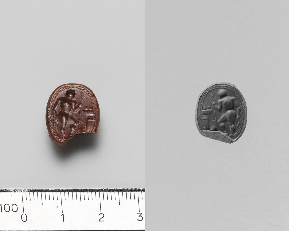 Carnelian scarab, Carnelian, Etruscan