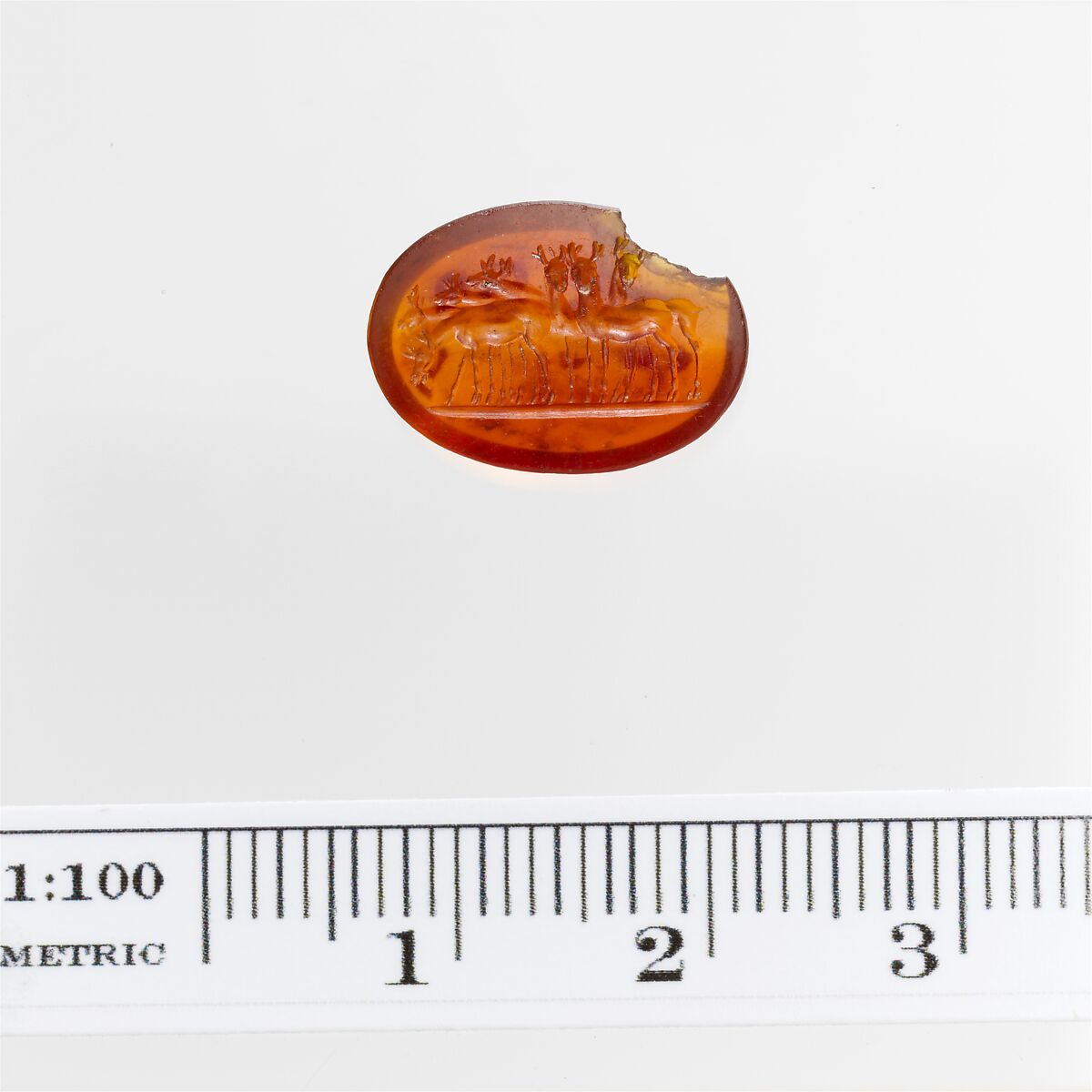 Sard ring stone, Carnelian, Roman 