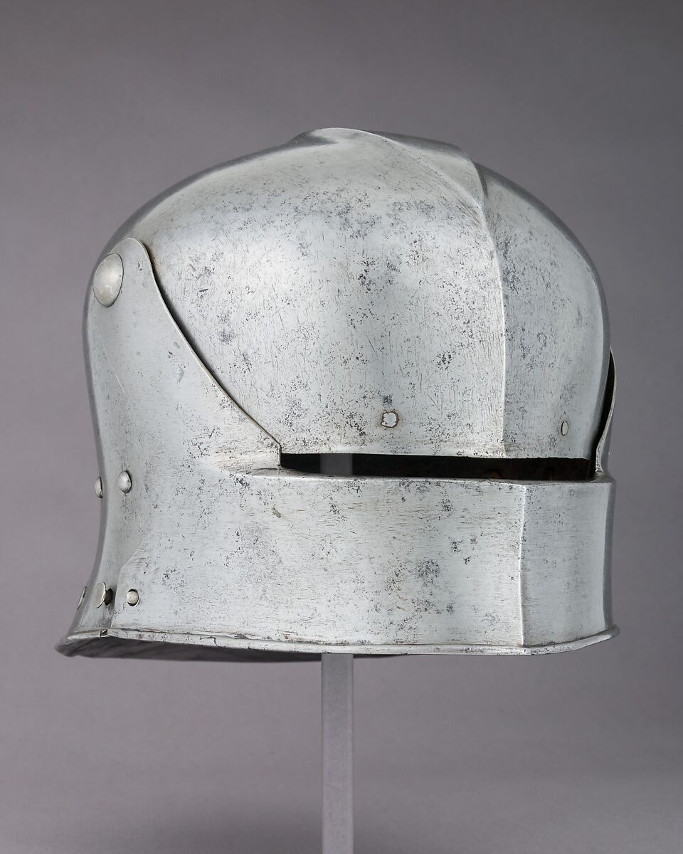 Sallet, Steel, leather, German, Nuremberg