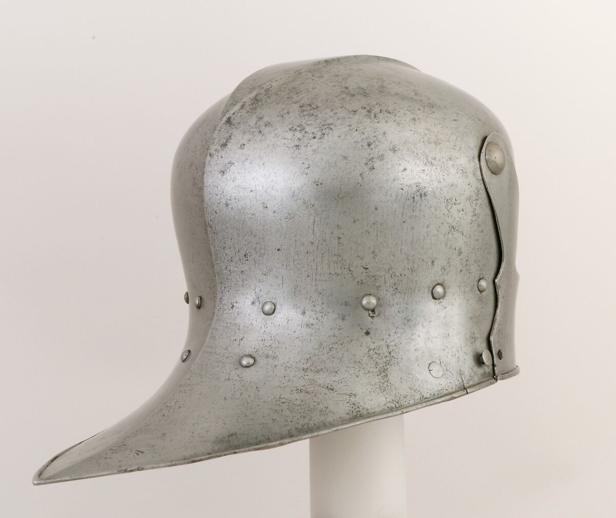 Sallet, Steel, leather, German, Nuremberg