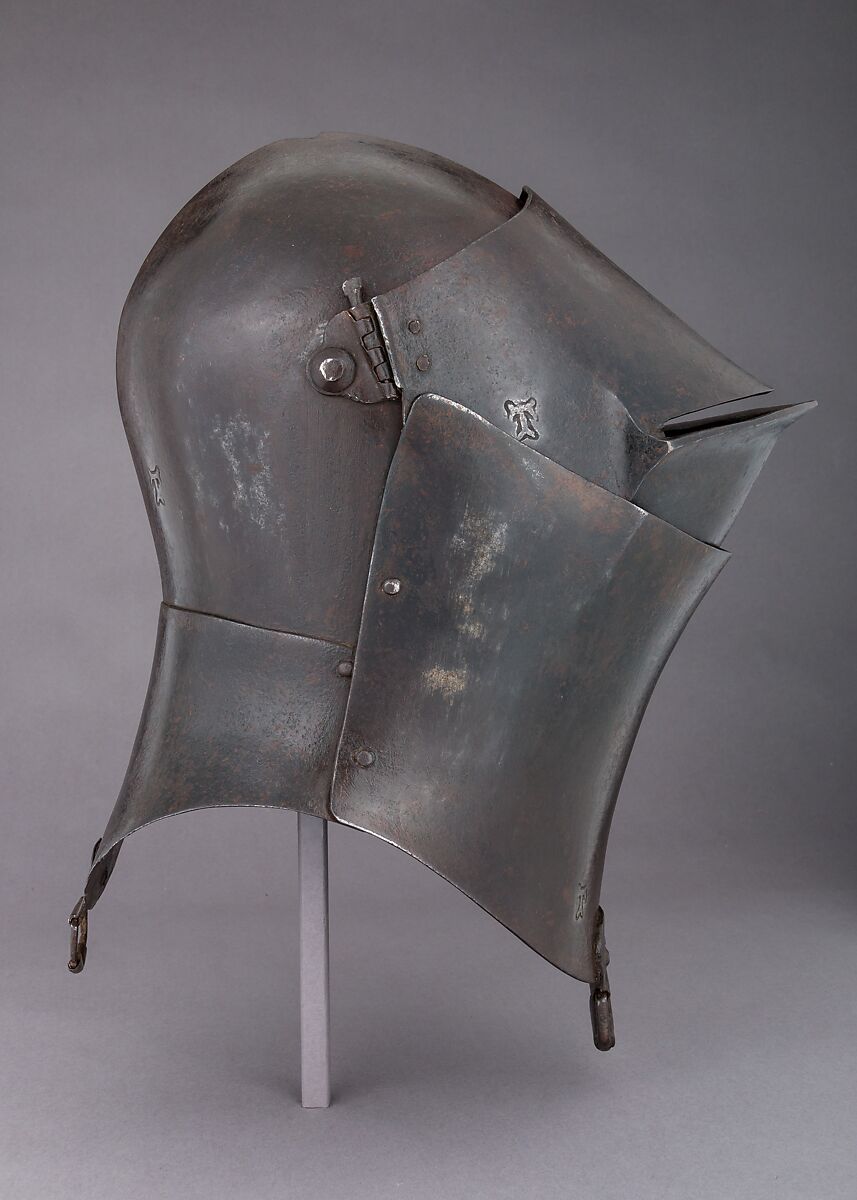 Tournament Helm, Steel, possibly Italian or French