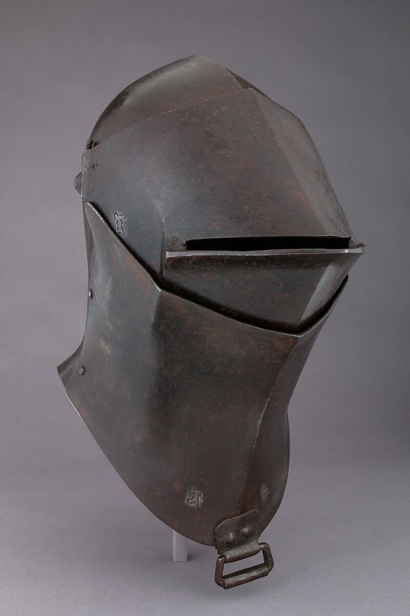 Tournament Helm, Steel, possibly Italian or French 