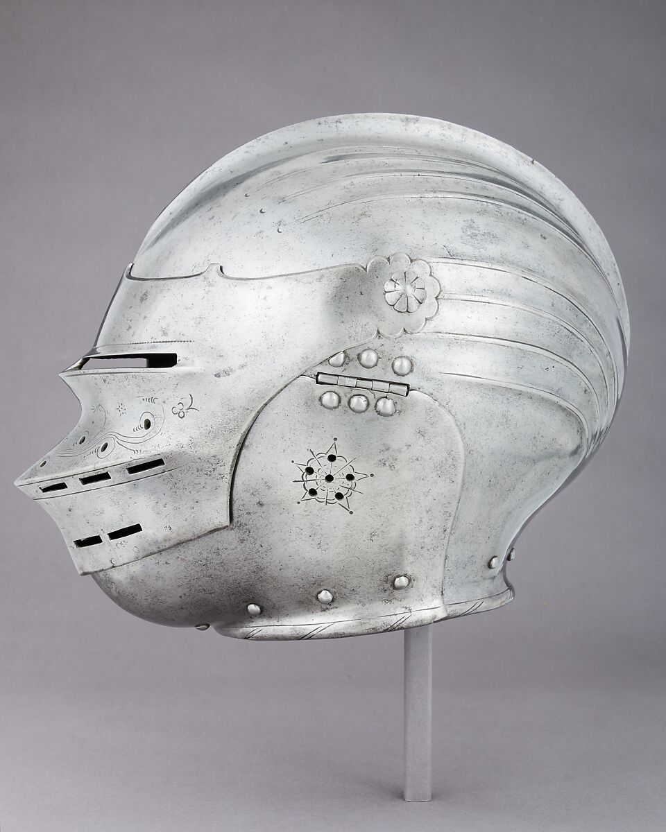 Armet, Steel, German