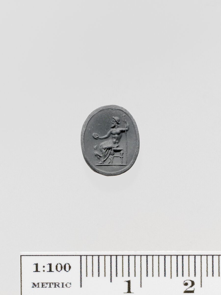 Chalcedony ring stone, Chalcedony, Roman