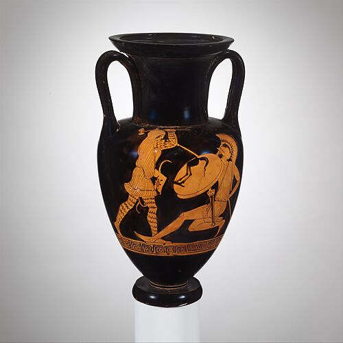 Terracotta Nolan neck-amphora (jar)