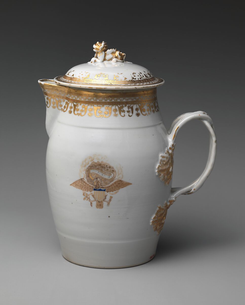 Covered Toddy Jug, Porcelain, Chinese 